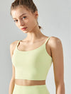 Women's sports bra with chest cushion, vest and suspender