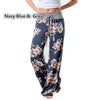 Plus Size Wide-Leg Drawstring Lounge Pants Casual Comfort by FitiqueFit