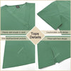 Multicolor Medical Surgery Scrub Set