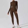 Yoga Jumpsuit Long Sleeved Zipper Rompers