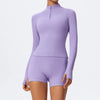 Women's Half Zipper Long Sleeve 2-Pc Activewear