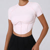 NudeFit Quick-Dry Yoga Top - Seamless Activewear