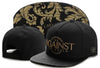 Skull Hand Snapback Hat – Flat Bill Adjustable Baseball Cap by FitiqueFit
