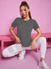 Women Seamless Yoga T-Shirt Short Sleeve