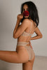 Ellolace Sexy Lingerie 2 Pieces Sexy Hot Bra And Panties Sets Khaki Female Intimate Sexy Complete Mesh French Underwear