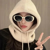 Knitted Hooded Cap Winter Balaclava by FitiqueFit