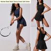 VITALINOVO Active Tennis Dress with Built-In Shorts