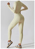 Yoga Jumpsuit Long Sleeved Zipper Rompers