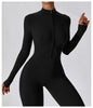 Yoga Jumpsuit Long Sleeved Zipper Rompers