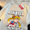 🌙 Sailor Moon Tongue-Out Graphic T-Shirt – Playful Anime Streetwear by FitiqueFit