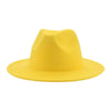 Modern Hats For Women Fedoras Winter Women Hats Simple Classic Hat Wedding Lady Retro Wide Brim Floppy Hat Men Fedora Hat Fashionable Classic Wide Brim Hat For Summer Dress Hats by Stevvex
