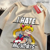 🌙 Sailor Moon Tongue-Out Graphic T-Shirt – Playful Anime Streetwear by FitiqueFit