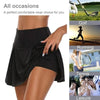 Women Skorts Above Knee Double-Layer