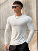 Gym Fitness T-shirt Men Casual Long Sleeve Skinny Shirt Bodybuilding Running Sports Quick Dry