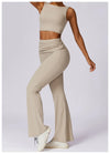 Yoga Clothing Sets Athletic Wear Women High Waist Leggings And Top Two Piece Set Gym Tracksuit Push Up Fitness Workout Outfits