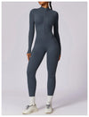 Yoga Jumpsuit Long Sleeved Zipper Rompers
