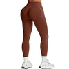 Women's Yoga Pants High Waist  Solid Color Tight Fitting Sports Leggings Yoga Exercise Pants