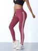 Women Striped Slim Leggings