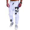Men's Sweatpants Elastic Waist Letter Graphics
