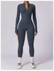 Yoga Jumpsuit Long Sleeved Zipper Rompers