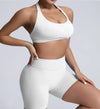 Women's Gym Solid Color Sports Bra