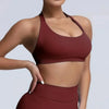Women's Gym Solid Color Sports Bra