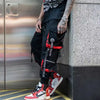 Urban Vibe Cargo Joggers with Letter Accents