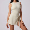 VITALINOVO Active Tennis Dress with Built-In Shorts