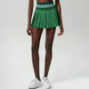 High-Waist Pleated Skort with Pockets for Active Women