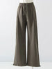 White Sweatpants For Women High Waist Jogger Wide Leg