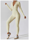 Yoga Jumpsuit Long Sleeved Zipper Rompers