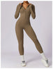 Yoga Jumpsuit Long Sleeved Zipper Rompers