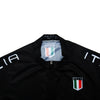 Mens Cycling Jersey Classic Black Cycling Racing Tops Short Sleeve