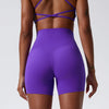 Super Soft Fabric Yoga Gym Shorts High Waist Sports Leggings Workout Cycling