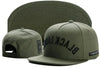 Skull Hand Snapback Hat – Flat Bill Adjustable Baseball Cap by FitiqueFit