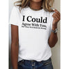Right or Wrong? Sassy Cotton Tee
