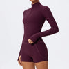 Women's Half Zipper Long Sleeve 2-Pc Activewear