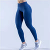 Women's Yoga Pants High Waist  Solid Color Tight Fitting Sports Leggings Yoga Exercise Pants