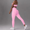 Vibrant Flex Gym Set: Colorful Sports Bra & Leggings