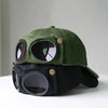 Aviator Baseball Cap – Unisex Summer Hat with Built-In Sunglasses by FitiqueFit