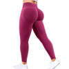 Women's Yoga Pants High Waist  Solid Color Tight Fitting Sports Leggings Yoga Exercise Pants