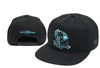 Skull Hand Snapback Hat – Flat Bill Adjustable Baseball Cap by FitiqueFit