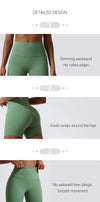 Super Soft Fabric Yoga Gym Shorts High Waist Sports Leggings Workout Cycling