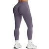 Women's Yoga Pants High Waist  Solid Color Tight Fitting Sports Leggings Yoga Exercise Pants