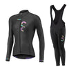 Women Cycling Jersey Long Sleeve Breathable Bicycle Sportswear