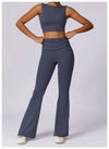 Yoga Clothing Sets Athletic Wear Women High Waist Leggings And Top Two Piece Set Gym Tracksuit Push Up Fitness Workout Outfits