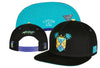 Skull Hand Snapback Hat – Flat Bill Adjustable Baseball Cap by FitiqueFit