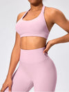 Women's Gym Solid Color Sports Bra