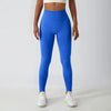 Seamless Ribbed Yoga Leggings – Tummy Control Fit by FitiqueFit