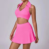 Seamless Tennis Skirt Set – Quick-Dry Workout Outfit by FitiqueFit